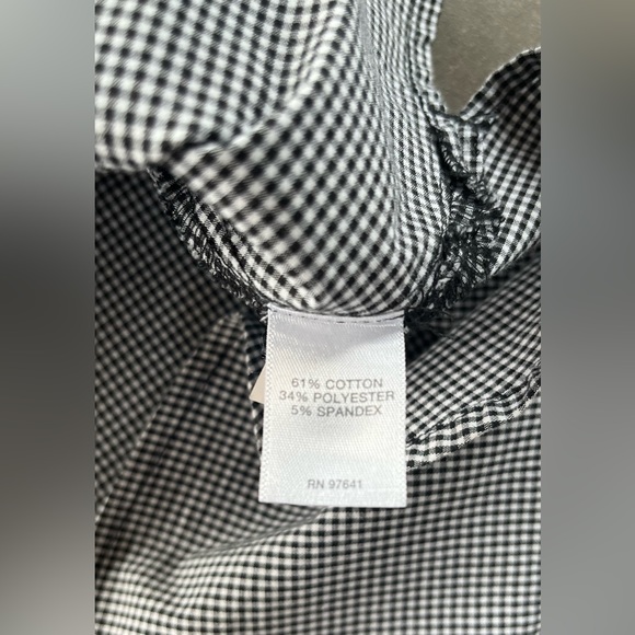 J.Jill Black&White Checked Tunic XL Petite - Picture 7 of 7